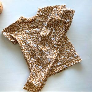 Mebie Baby Rust Floral Set